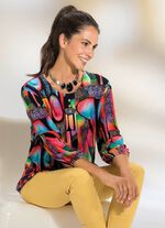 Bunte Shirt-Tunika 