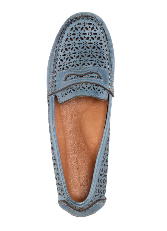 Gemini Slipper aus schattiertem Nappaleder JEANS