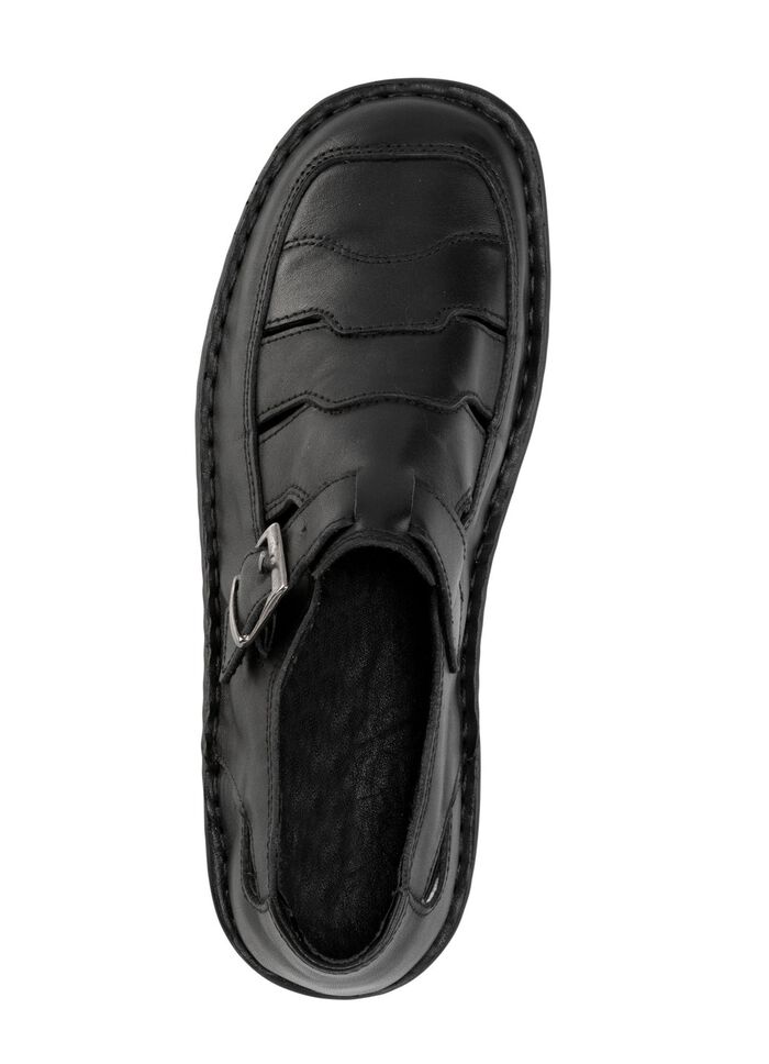 ELENA EDEN Slipper mit luftigen Durchbr&uuml;chen SCHWARZ