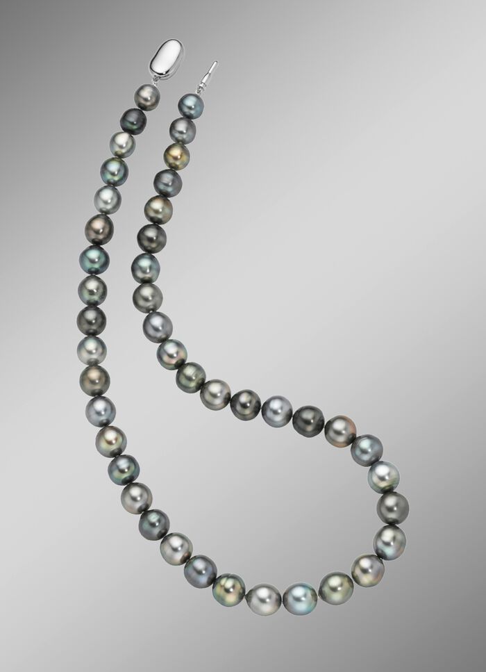 Edle Garnitur mit Tahiti-Zuchtperlen 