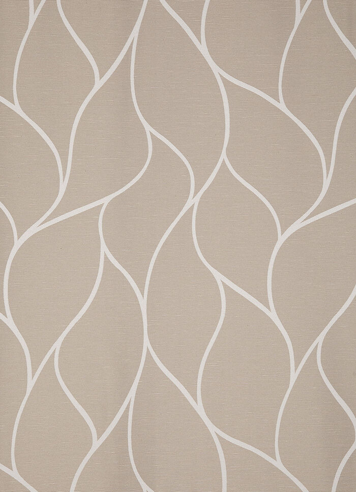 Übergardine mit schönem Wellendessin BRAUN