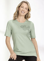 Shirt in Jadegr&uuml;n 