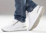 GINO GALANTE, klassische Herren-Sneaker, mit Rei&szlig;verschluss WEISS