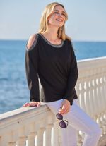 Shirt mit offener Verarbeitung 