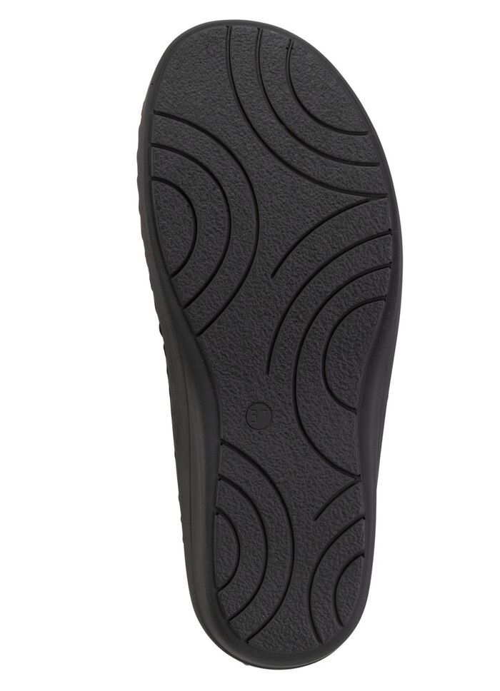 ELENA EDEN Pantolette aus Nubukleder MARINE-BUNT