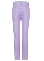 Hose mit floraler Stickerei 