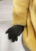 Handschuh mit edel funkelnden Glitzer-Applikationen SCHWARZ