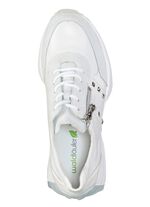 Waldl&auml;ufer Sneaker mit Nietenbesatz WEISS-EISGRAU