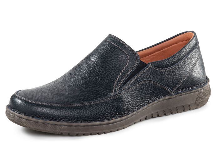 GINO GALANTE Slipper aus genarbtem Nappaleder 