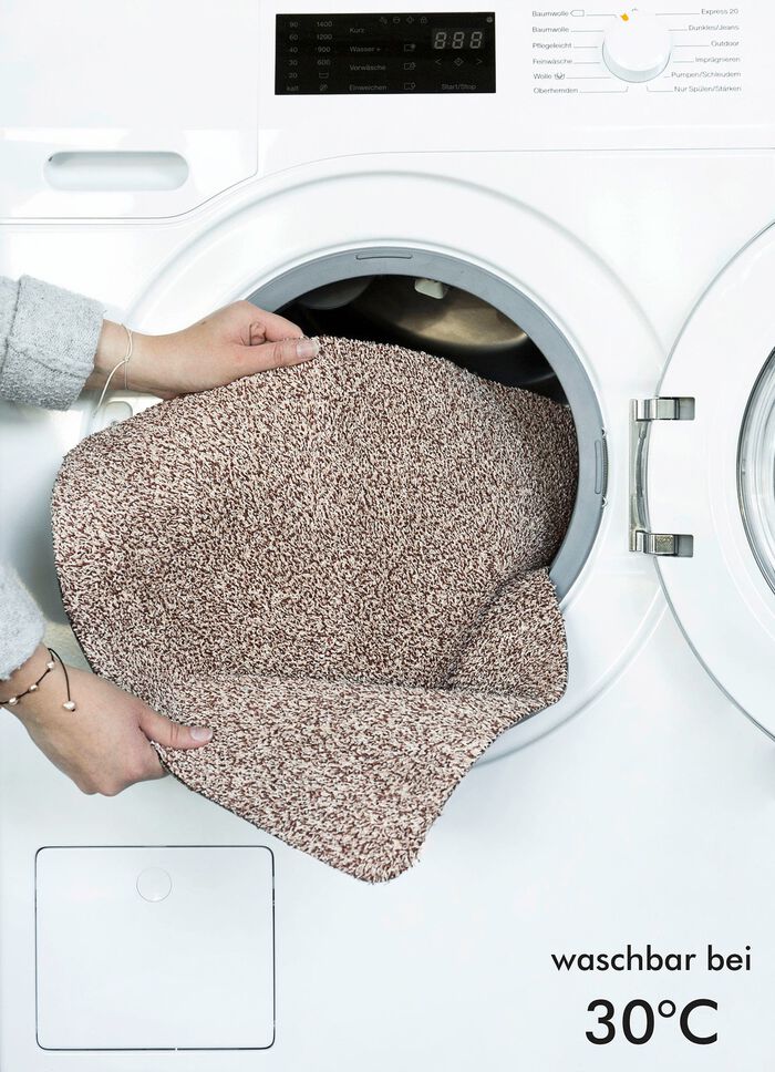 Waschbare Schmutzfangmatte f&uuml;r innen und au&szlig;en HELLBEIGE