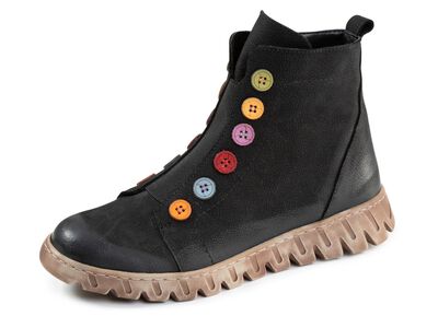 Gemini, trendige Damen-Stiefeletten, Winterschuhe, Weite G, mit herausnehmbarem Fu&szlig;bett 