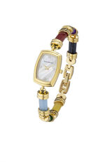 Damenuhr mit Armband aus Jade in Multicolor