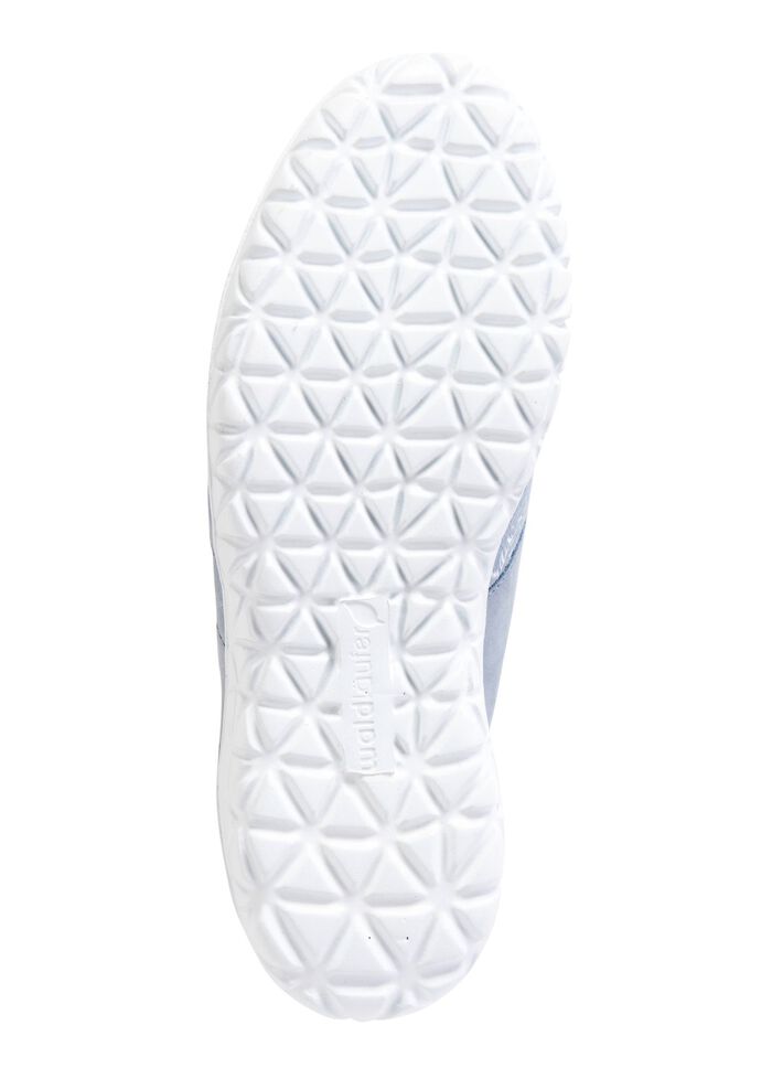 Waldl&auml;ufer Schn&uuml;rschuh mit floral bedrucktem Elastikmaterial 