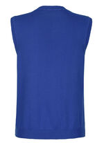 Stricktop aus reiner Baumwolle ROYALBLAU