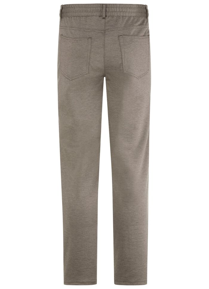 Superstretch-Hose mit Gummibund in 3 Farben SCHLAMM MELIERT