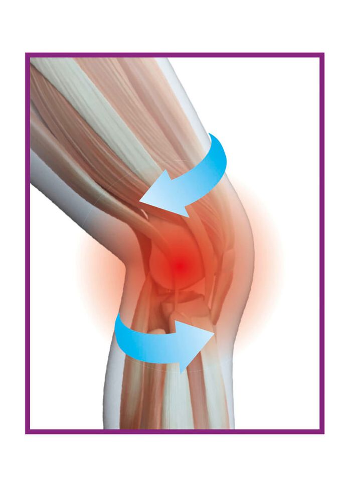 Kniebandage mit Kupferfaser von &bdquo;VITALmaxx&ldquo; 