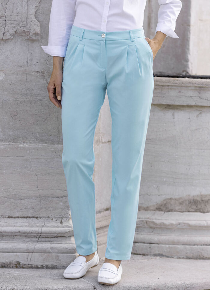 Hose mit sportivem Chic TÜRKIS