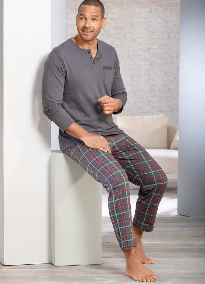 Zweierpack Schlafanz&uuml;ge mit Knopfleiste 