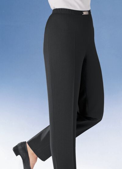 Hose mit Metallzier am Bund in 8 Farben 