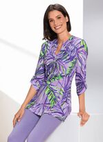 Shirt-Tunika mit farbbrillantem Druck 