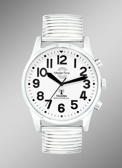 Master Time Funk-Herrenuhr mit sprechende Zeitansage 