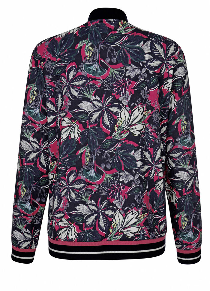 Sweatjacke mit seitlichen Eingrifftaschen 