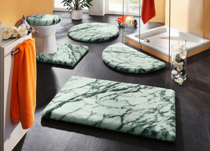 Badgarnitur von Grund mit Marmor-Dessin T&Uuml;RKIS