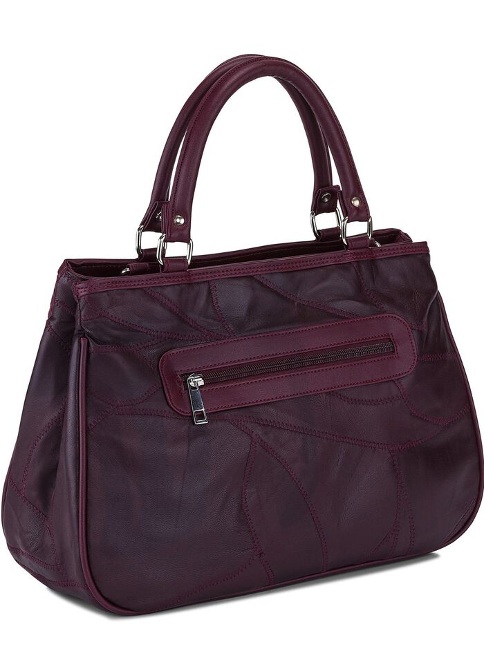 Tasche in Patchwork-Verarbeitung BORDEAUX