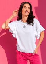 Pullover in weich flie&szlig;ender Qualit&auml;t 