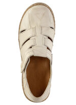 ELENA EDEN Slipper mit Knitter-Struktur KIESEL