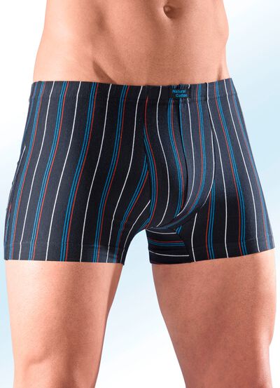 Sechserpack Pants mit Streifendessin 