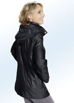 Jacke mit abnehmbarer Kapuze SCHWARZ