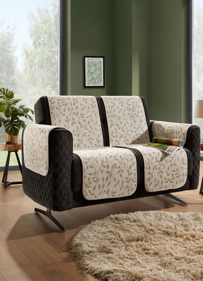 Sessel- und Armlehnenschoner mit Anti-Rutsch-Rückseite 