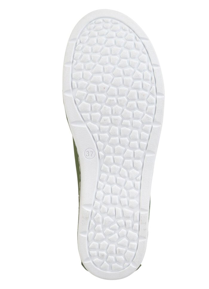 ELENA EDEN Schn&uuml;rschuh mit Knitter-Struktur und Zier-N&auml;hten 