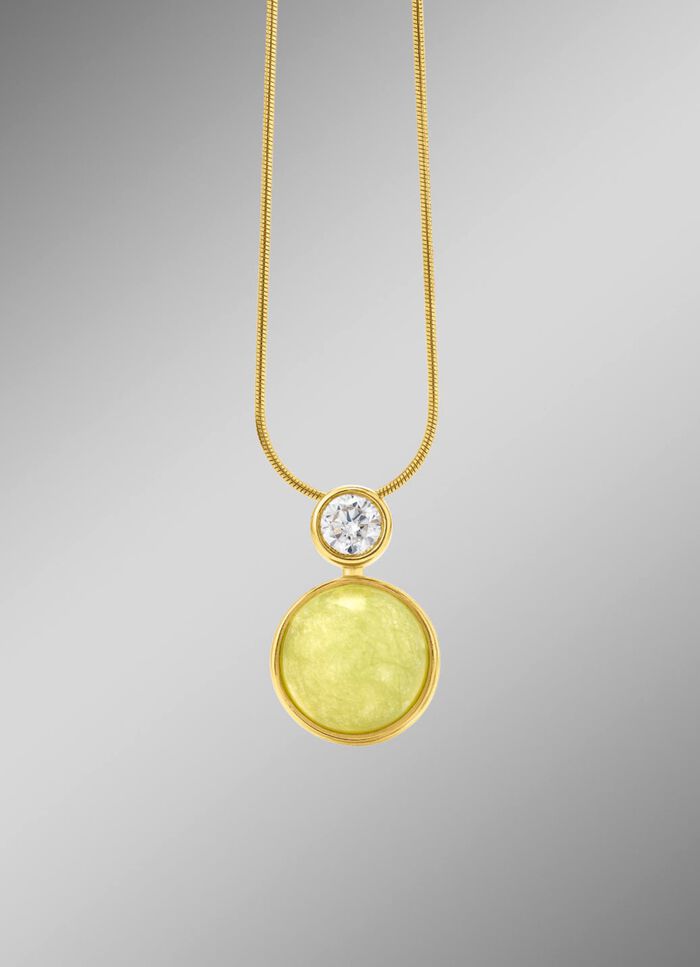 Gr&uuml;ne Pracht in edlem Design: Anh&auml;nger mit echt Aventurin 