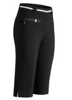 Aufwendig gearbeitete Bermudas SCHWARZ