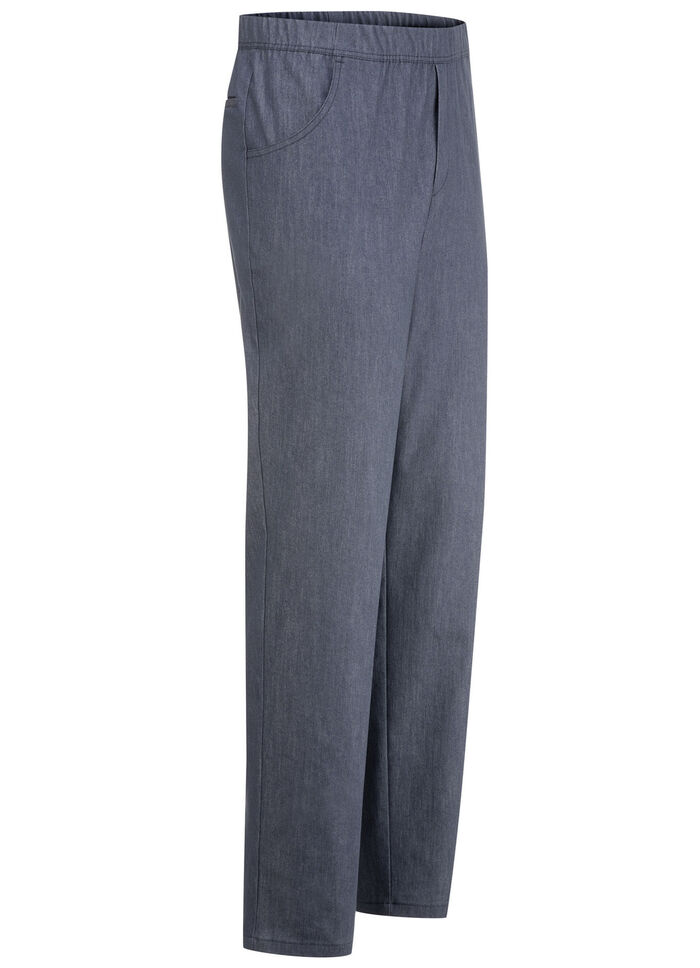 "Klaus Modelle"-Edel-Schlupfjeans mit Gummibund in 2 Farben BLAU