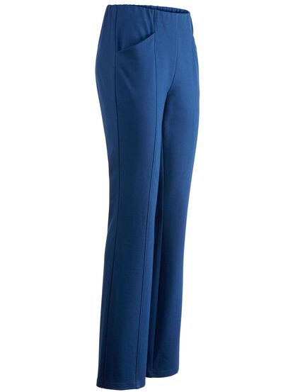 Jerseyhose mit ausgestellter Fu&szlig;weite 