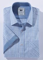 Gestreiftes "Milano Italy"-Hemd in 4 Farben 