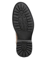 Schnür-Stiefel mit echtem Lammfellfutter BRAUN