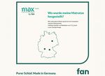 TESTSIEGER Mehrzonen-Matratze &bdquo;max foam by fan&ldquo; 