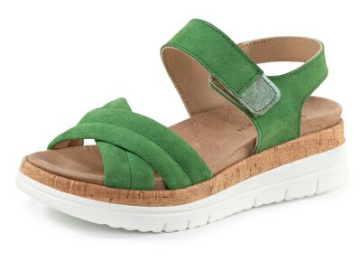 ELENA EDEN, bequeme Damen-Sandalen, Weite H, mit herausnehmbarem Fu&szlig;bett 