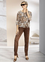 Trendige, samtweiche Hose COGNAC