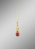 Filigrane Anh&auml;nger mit echt Granat 