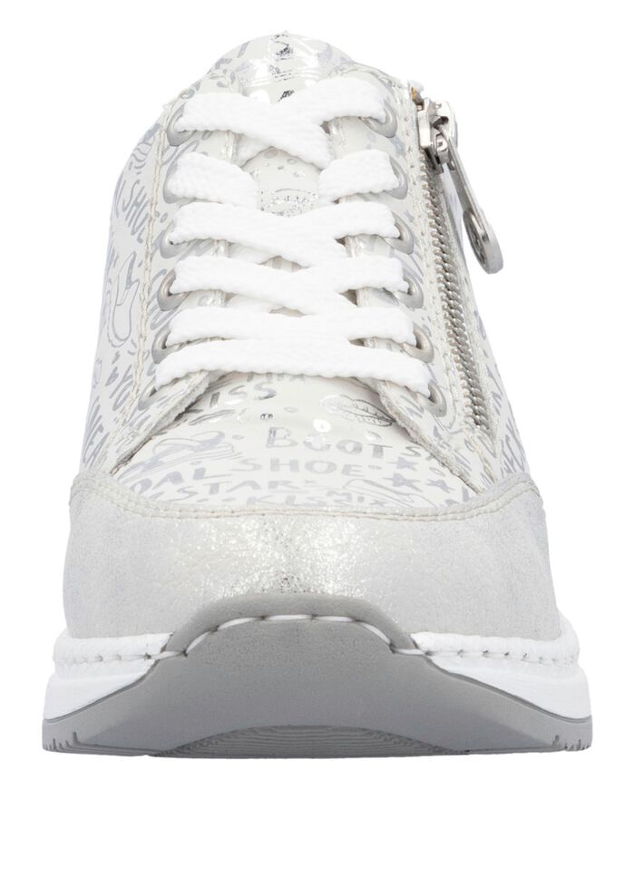 Rieker Schn&uuml;r-Sneaker aus bedrucktem Synthetikmaterial 