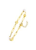 Armband aus Gold mit S&uuml;&szlig;wasser-Zuchtperlen 