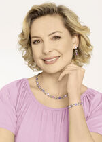 Armband mit Kristallen in Pink 