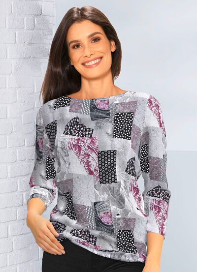 Shirt mit Allover-Muster 