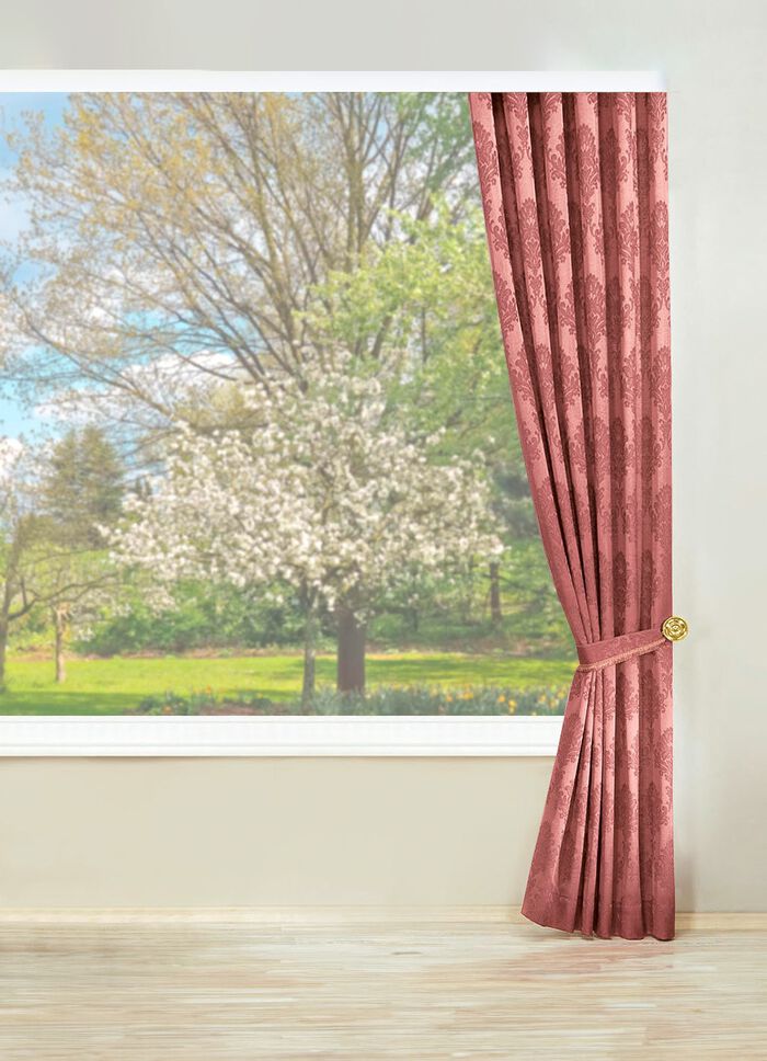 Jacquard-&Uuml;bergardine mit Universalschienenband ROS&Eacute;