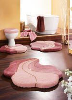 Barfu&szlig;weiche Badgarnitur Gold-Glitzergarn ALTROSA